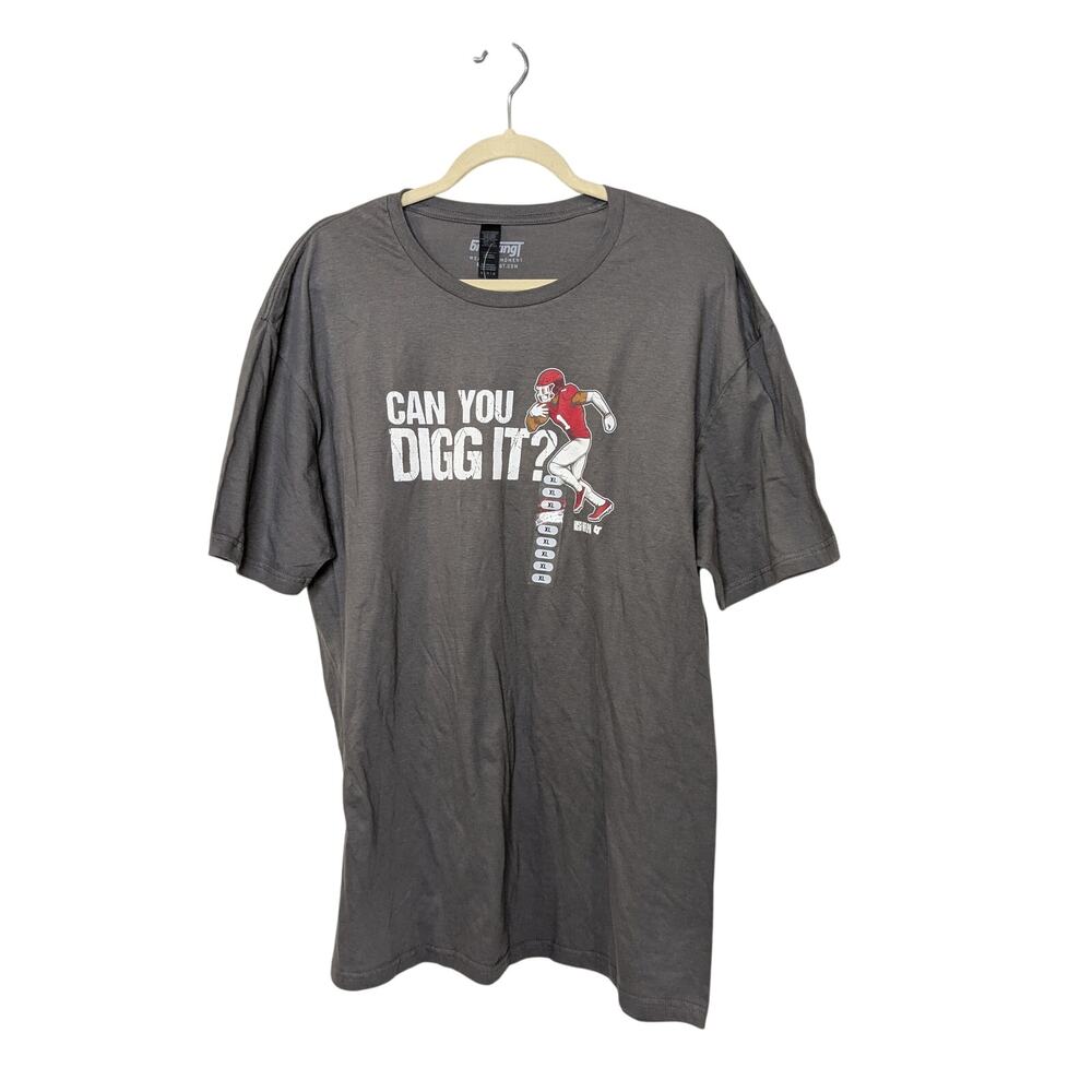 NFLPA Can You Digg It Stefon Diggs Houston Texans Short Sleeve T Shirt Size XL